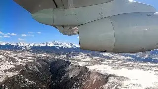 Takeoff from Telluride (Denver Air Connection Dornier 328JET)