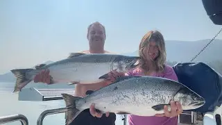 They Won’t Fit On The BBQ!  #COHO #nordhavn40fishingboat #Fishhavyn