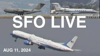 SFO LIVE | SAN FRANCISCO LIVE PLANE SPOTTING LIVE WEBCAM SUNDAY FUNDAY