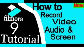 how to record video | Audio |screen on filmora