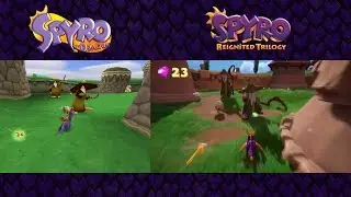 Spyro Reignited Trilogy | Stone Hill PS1 vs. PS4 Comparison
