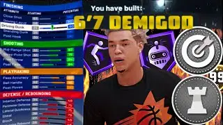 THE 6'7 BEST GUARD BUILD ON NBA 2K21! DEMIGOD POINT GUARD BUILD! BEST BUILD NBA 2K21