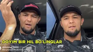 NURSULTON RUZIBOEVNI NIMADAN JAHLI CHIQDI. HAMMASINI AYTIB BERDI