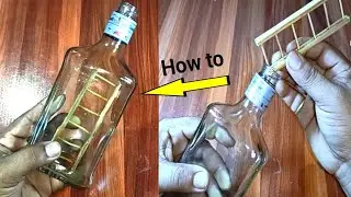 I Maked ladder in a bottle!!dIY