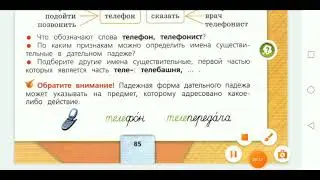 Имя существительное. Падежи. Склонения имён существительных. Русский язык, 4 класс