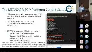 FSW 2024: Day 3-  RISC V METASAT Multicore and GPU Space Platform