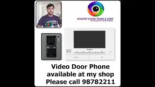 Video door phone setup