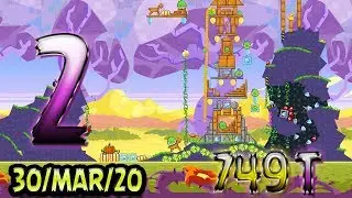Angry Birds Friends Level 2 Tournament 749 Highscore POWER-UP walkthrough