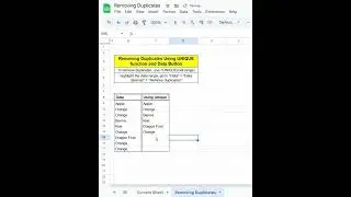 How to remove duplicates in Google Sheets! 