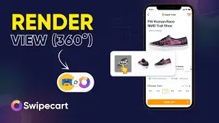 🤗Boost App Interactivity | How to integrate Render View (360-degree)🔄 plugin into your Swipecart app
