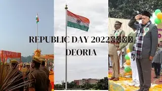 Republic day celebration 2022🇮🇳 in Deoria police line |Flag hosting by DM Ashutosh Niranjan Jai Hind