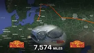 Completing the 2019 Paris to Peking Rally in a Jaguar E-Type.