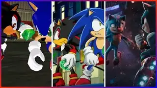 Sonic Meets Shadow - All Scene Comparisions