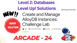 Create and Manage AlloyDB Instances: Challenge Lab | GSP395 | #qwiklabs
