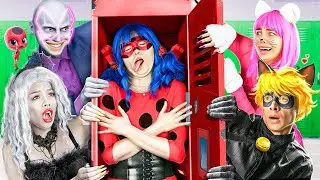 Siapa Pembunuh Superhero? Ladybug Vs Hello Kitty Vs Vampir