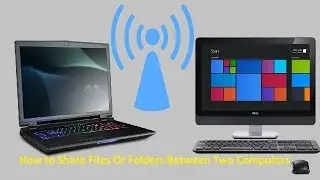 How to Share Files/Folders Between Two Computers Over WiFi । Share File PC To PC