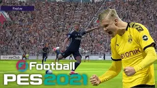 ERLING HAALAND Goals Compilation   | eFootball | PES2021 | YAZ