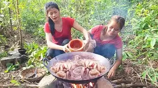 Cooking Pork Stomach with spicy recipe & Yummy Delicious + 5 more Cooking Videos