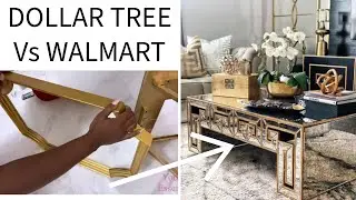 DOLLAR TREE Meets WALMART TABLE TRANSFORMATION Idea to tryout!