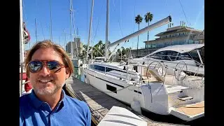 2024 Bavaria Yachts C42 Sailboat Sneak Peak Walkthrough as it just arrived in San Diego, California