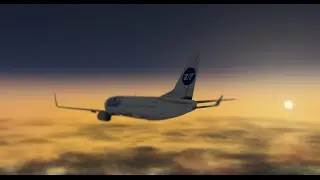 Трансляция полета в сети ИВАО B733 IXEG. Маршрут EGCC(Манчестер)-EDFH(Франкфурт-Хан)