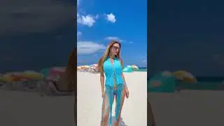 Feeling turquoise vibes under the clear blue sky. ✨🌊 What’s your go-to summer fashion? 🏖️👙