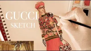 GUCCI SKETCH DESIGN | Lisa Seraph