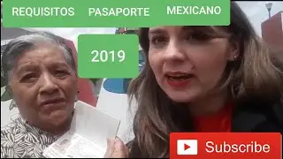 Pasaporte mexicano 2019
