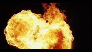Fire Ball Explosion - Flames - 4K - Creative Commons Stock Footage  - Free download