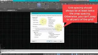 AutoCAD 2019 Tutorial about Zooming to the Smallest Grid Size