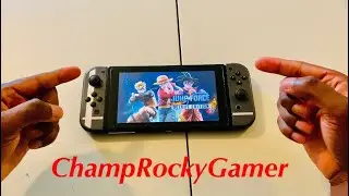 Jump Force Deluxe Month 1 Edition: Nintendo Switch in Handheld Mode