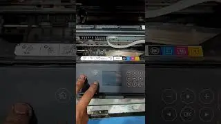 How to direct ink flush in Epson L6160+6190 #reels #viral