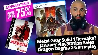 Metal Gear Solid Game Rumour, January PlayStation Sales, Dragon Dogma 2 Gameplay!