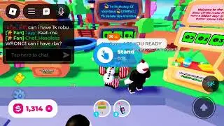 Giving my self 100 robux