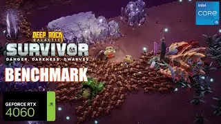Deep Rock Galactic Survivor RTX 4060 FPS TEST | RTX 4060 & i5 12400F Benchmark 1080p/1440p/4K