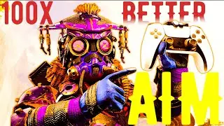 THESE SETTINGS MADE MY AIM 100X BETTER, AIMBOT HACKS?? ~ APEX LEGENDS