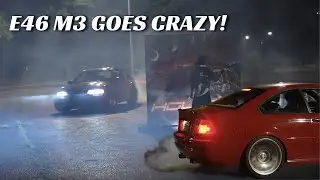 E46 M3 Drifting Around A $10,000 Painting!