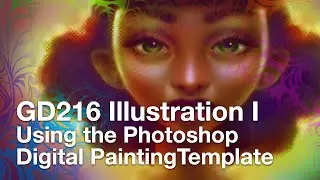 Using the Digital Painting Template to Create a Portrait