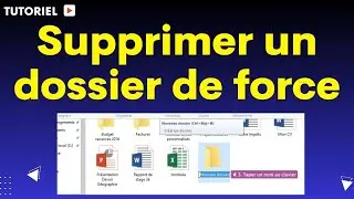 Comment supprimer un dossier qui ne veut pas se supprimer