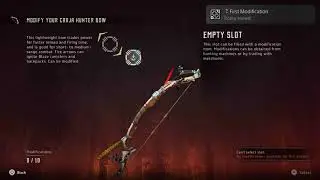 Horizon Zero Dawn: First Modification