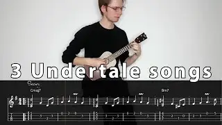 Snowy・Bonetrousle・Fallen Down (Reprise)・Undertale ukulele Tab + Pdf