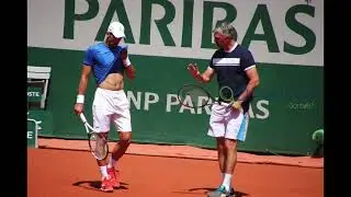 RG23 – Djokovic and a little emergency backhand work on Lenglen