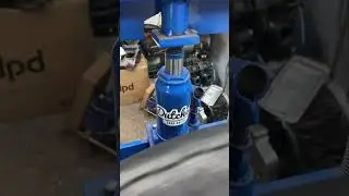 My DIY workshop press converted to a wheelbalancer! #dutchedshedbuilds # dutched #cx500 #honda
