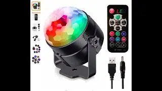 Диско шар (цветомузыка) с AliExpress