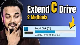 2 FREE Methods to Extend C Drive in Windows 10/11 (2024) | FIX Extend Volume Greyed Out
