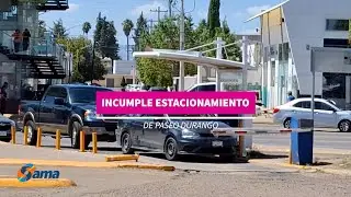 Incumple estacionamiento de Paseo Durango