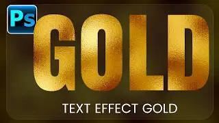 Gold Text Effect in Photoshop | Realistic Metallic Gold Typography Tutorial