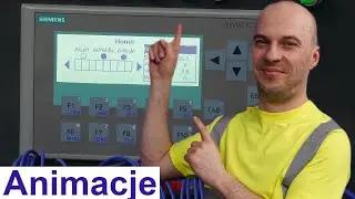 Prezentacja stanu czujnika na panelu HMI