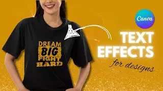 🌟 Transform Your Text! | Cool Canva Text Effects Tutorial 🎨 | Easy & Impressive!