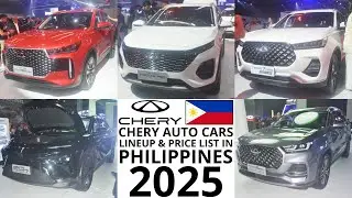 Chery Auto Cars Lineup & Price List in Philippines 2025 | New Tiggo 2 Pro, New Tiggo 5X Pro, & eQ7